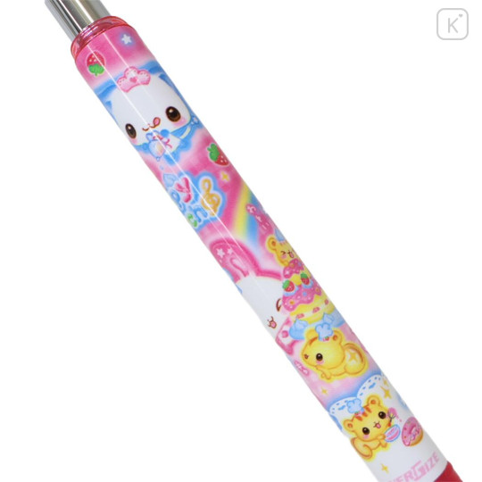 Japan Kamio EnerGize Mechanical Pencil - Happy March Cat & Rabbit : Heisei Retro Candy Pink - 2