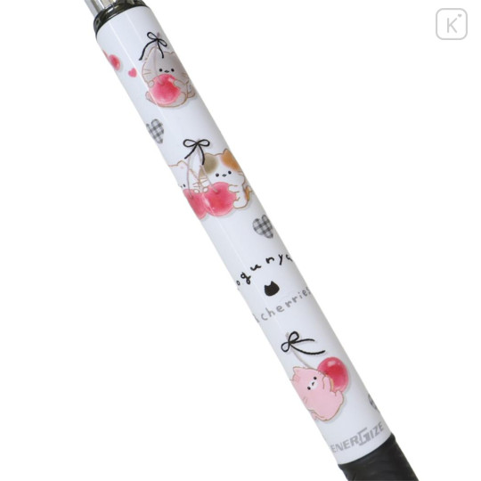 Japan Kamio EnerGize Mechanical Pencil - Mogunyan : Cat Cherry Black - 2