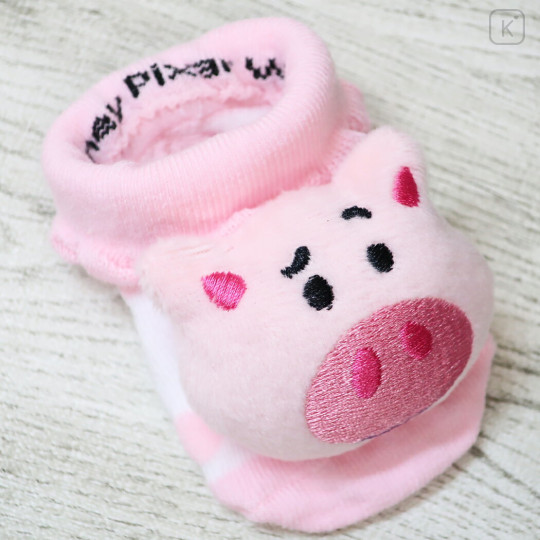 Japan Disney Mascot Baby Socks - Toy Story Hamm : Pig Face - 3