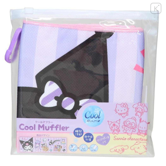 Japan Sanrio Cool Towel - Kuromi : Cool Summer - 3