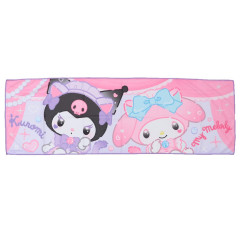 Japan Sanrio Cool Towel - Kuromi & My Melody : Cat Performance