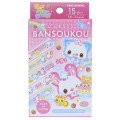 Japan Kamio Boxed Bandages - Happy March Cat & Rabbit : Heisei Retro Pink - 1