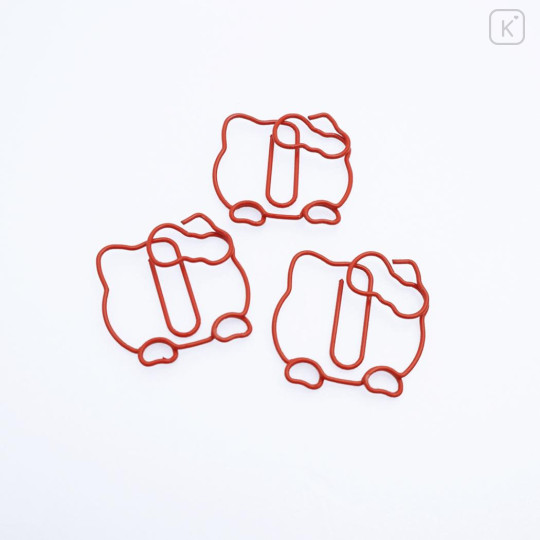 Japan Sanrio Paper Clip & Case - Hello Kitty : Face - 2