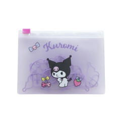 Japan Sanrio Paper Clip & Case - Kuromi : Face