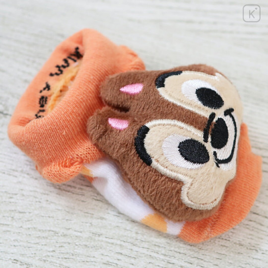 Japan Disney Mascot Baby Socks - Chip & Dale - 3