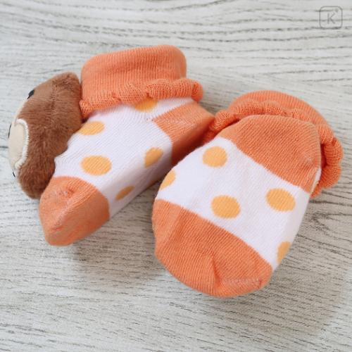 Japan Disney Mascot Baby Socks - Chip & Dale - 4
