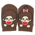 Japan Monchhichi Baby Socks - Happy Face - 1