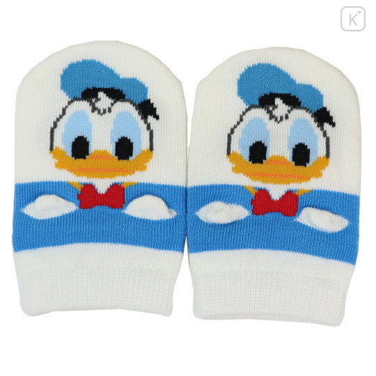 Japan Disney Baby Socks - Donald : Happy Face - 1