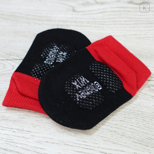Japan Disney Baby Socks - Mickey : Happy Face - 2