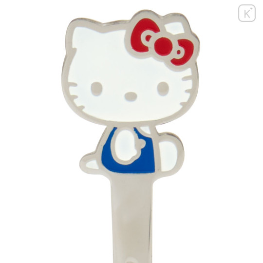 Japan Sanrio Original Stainless Steel Spoon - Hello Kitty : Engraved - 2