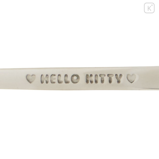 Japan Sanrio Original Stainless Steel Spoon - Hello Kitty : Engraved - 3