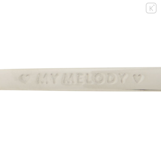 Japan Sanrio Original Stainless Steel Spoon - My Melody : Engraved - 3