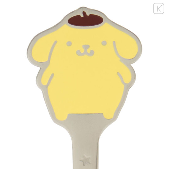 Japan Sanrio Original Stainless Steel Spoon - Pompompurin : Engraved - 2