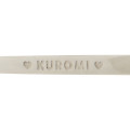 Japan Sanrio Original Stainless Steel Fork - Kuromi : Engraved - 3