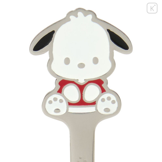 Japan Sanrio Original Stainless Steel Fork - Pochacco : Engraved - 2