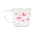 Japan Sanrio Original Clear Mug - My Melody : Watercolor Flower - 2