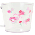 Japan Sanrio Original Clear Mug - My Melody : Watercolor Flower - 4