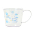 Japan Sanrio Original Clear Mug - Cinnamoroll : Watercolor Flower - 1