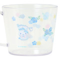 Japan Sanrio Original Clear Mug - Cinnamoroll : Watercolor Flower - 4
