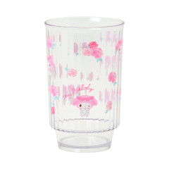 Japan Sanrio Original Clear Tumbler (L) - My Melody : Watercolor Flower