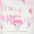Japan Sanrio Original Clear Tumbler (L) - My Melody : Watercolor Flower - 3