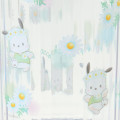 Japan Sanrio Original Clear Tumbler (L) - Pochacco : Watercolor Flower - 4