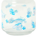 Japan Sanrio Original Jar Glass Canister Storage Case - Cinnamoroll : Watercolor Flower - 4