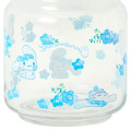 Japan Sanrio Original Jar Glass Canister Storage Case - Cinnamoroll : Watercolor Flower - 5
