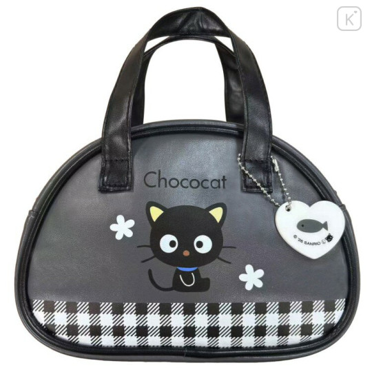 Japan Sanrio Pochette Crossbody Shoulder Bag - Chococat : Gingham - 1