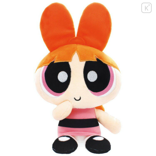 Japan The Powerpuff Girls Sitting Plush Toy - Blossom Smile - 1