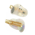 Japan Peanuts Acrylic Hair Clip Set - Snoopy : Face Shell Holographic - 2