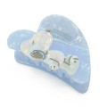 Japan Peanuts Hair Claw Clip - Snoopy : Relax Shell Holographic Blue - 1