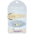 Japan Peanuts Hairpin Set - Snoopy : Shell Holographic Blue - 1
