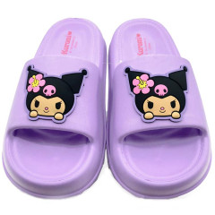 Japan Sanrio EVA Platform Shower Sandal - Kuromi : Y2K Tan