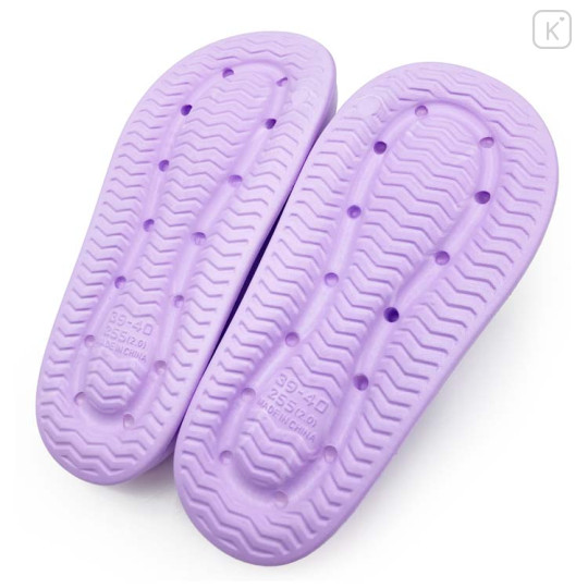 Japan Sanrio EVA Platform Shower Sandal - Kuromi : Y2K Tan - 3