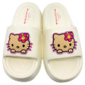 Japan Sanrio EVA Platform Shower Sandal - Hello Kitty : Y2K Tan - 1