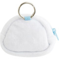 Japan San-x Mini Plush Pouch with Carabiner - Universe San-X Town Mamegoma : Smile - 2