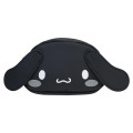 Japan Sanrio Face-shaped Pouch - Cinnamoroll : Monochrome - 1