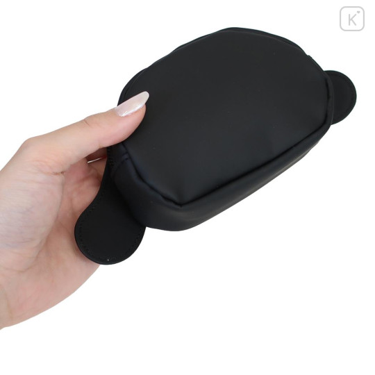 Japan Sanrio Face-shaped Pouch - Cinnamoroll : Monochrome - 2