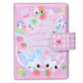 Japan Q-LiA Squishy Sticker Binder - Candy Twins Rabbit : Fruit Pink - 1