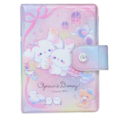 Japan Q-LiA Squishy Sticker Binder - Goodnight Bunny Pink
