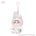 Japan Mofusand × Sanrio Squishy Potefuwa Mascot Holder - My Melody - 5