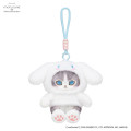 Japan Mofusand × Sanrio Squishy Potefuwa Mascot Holder - Cinnamoroll - 1