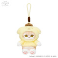 Japan Mofusand × Sanrio Squishy Potefuwa Mascot Holder - Pompompurin - 1