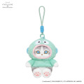 Japan Mofusand × Sanrio Squishy Potefuwa Mascot Holder - Hangyodon - 1