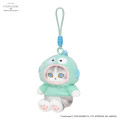 Japan Mofusand × Sanrio Squishy Potefuwa Mascot Holder - Hangyodon - 5