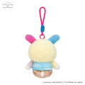 Japan Mofusand × Sanrio Squishy Potefuwa Mascot Holder - Usahana - 6