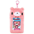 Japan Gloomy Bear Photo Holder Card Case Keychain - Fluffy Pink - 1