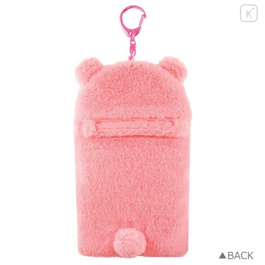 Japan Gloomy Bear Photo Holder Card Case Keychain - Fluffy Pink - 2