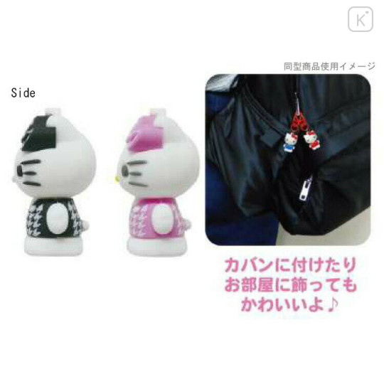 Japan Sanrio Figure Charm Keychain Set - Hello Kitty : Houndstooth - 2